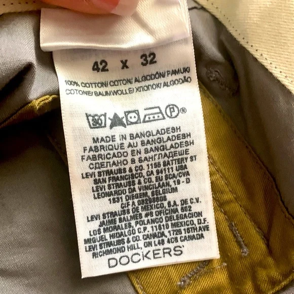 NEW⭐️DOCKERS⚓️Cargo Pants 42 X 32 Gray😎 - Picture 8 of 13